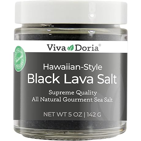 Viva Doria Black Lava Sea Salt - A Taste of Volcanic Adventure