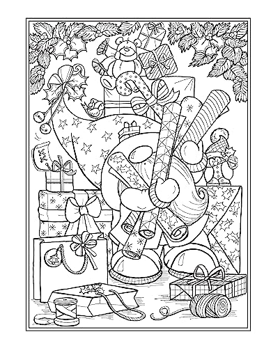 Creative Haven Christmas Gnomes Coloring Book (Adult Coloring Books: Christmas) - Image 9