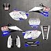 Moto WR450F 3M Graphique DÉCALCOMANIE Arrière-Plans Autocollants Kits pour Yamaha WRF450 WR450F 2007 2009 2011 2011 WRF 450 WR 450F DAFEIJI (Color : Orange)