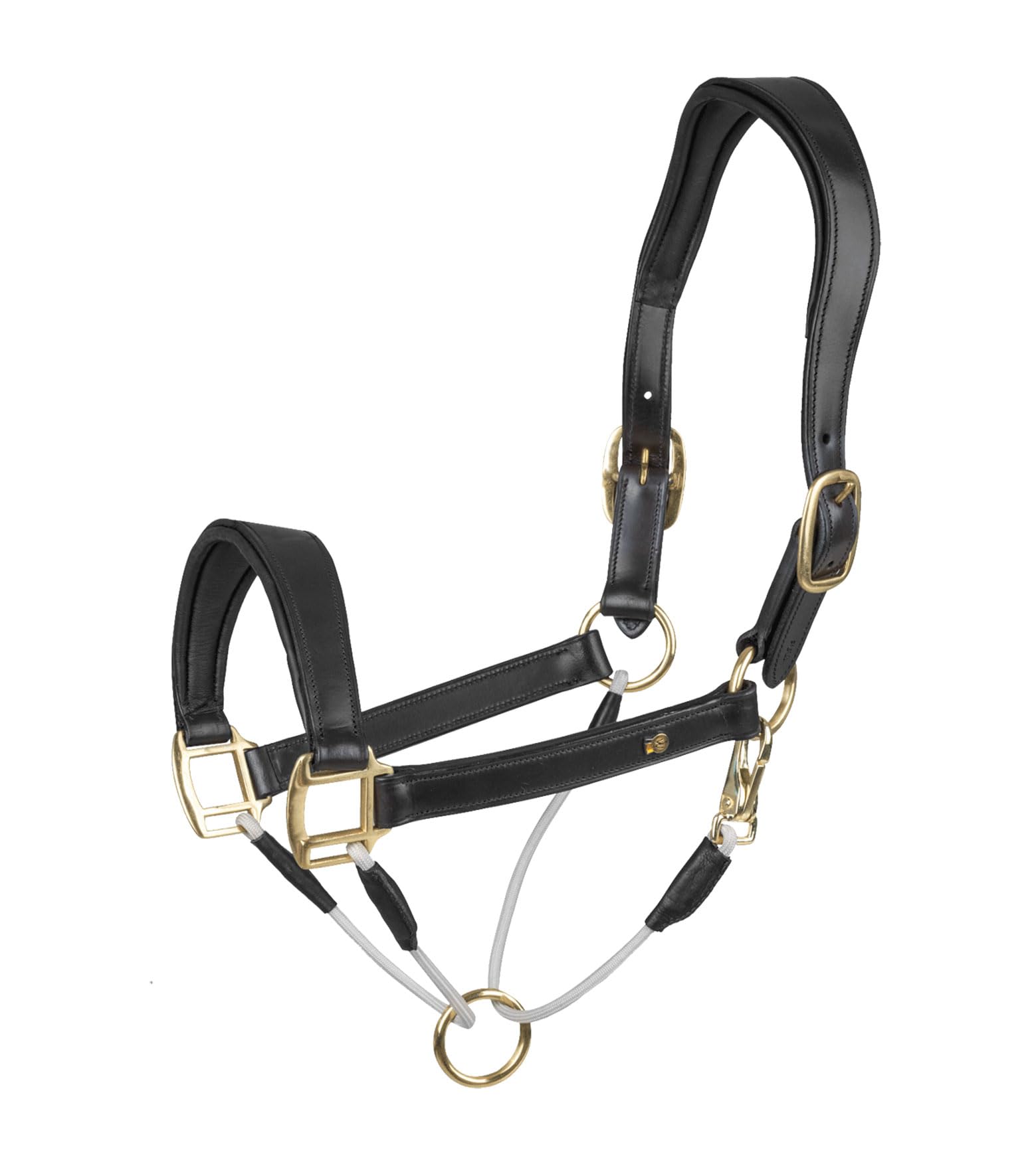 WALDHAUSEN Lederhalfter S-Line Royal, schwarz, WB