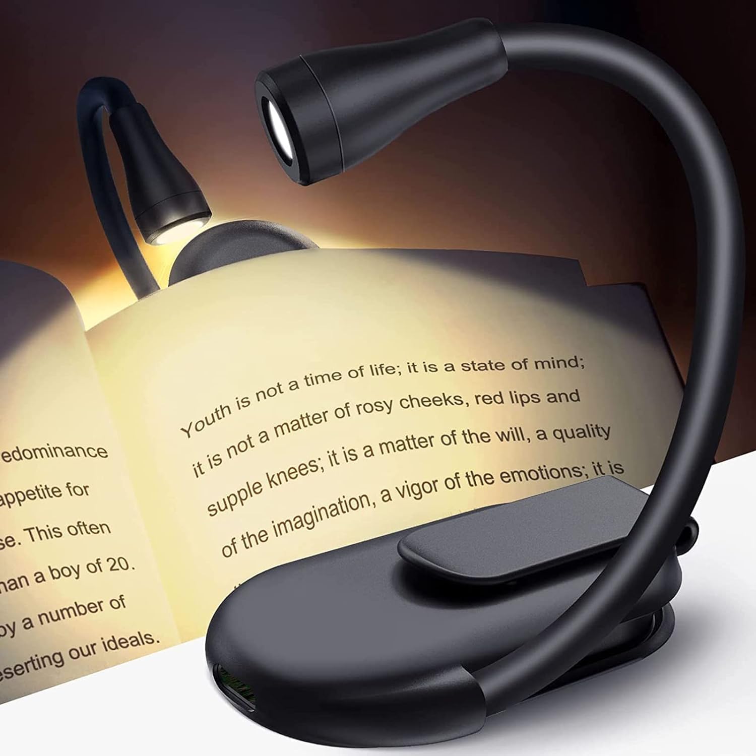 Lampka do czytania Ochrona oczu Mała lampa biurkowa z możliwością ładowania przez USB 400 MAH 3 kolory dla studentów Dzieci do nauki chodzenia/1085