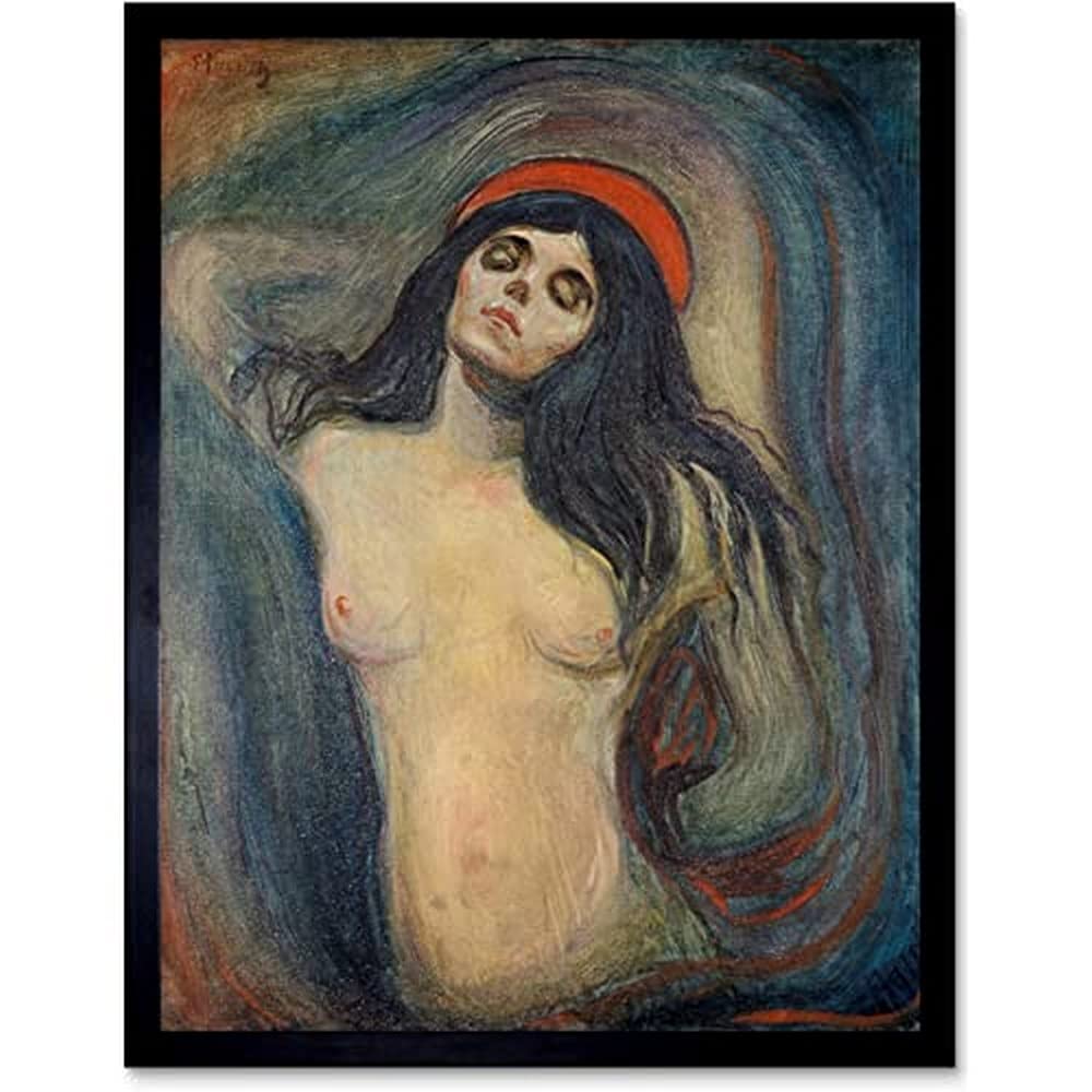 Edvard Munch Madonna Painting Unframed Wall Art Print Poster Home Decor Premium