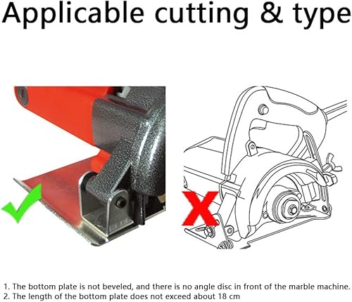 Miniatura 4 de Dispositivo de biselado de azulejos de cerámica multifuncional, herramienta de guía de máquina de corte de piedra de escritorio de grado de aleación