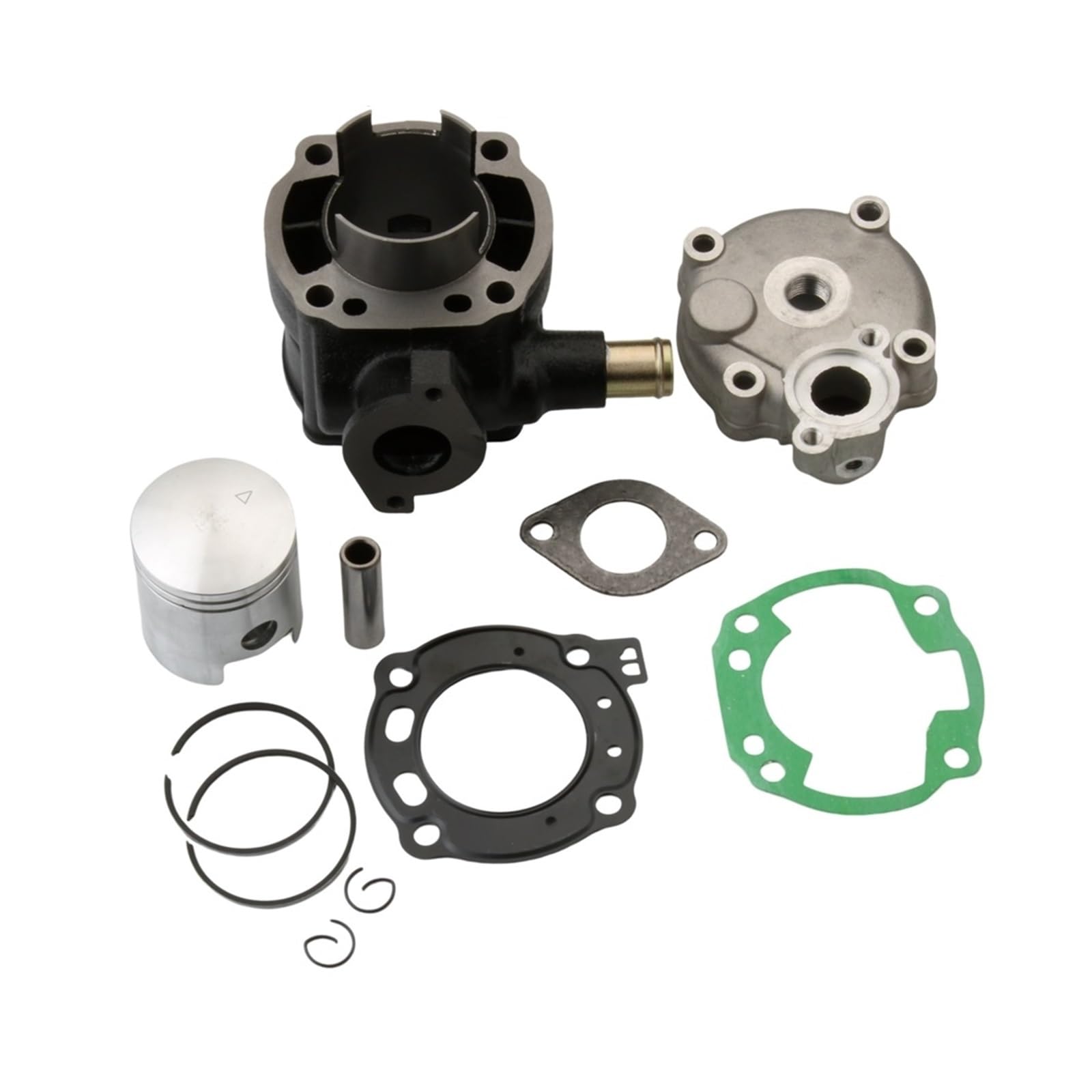 Kit cilindro e testa for scooter 70cc Big Bore for S-zuki Katana 50 Zillion 50cc LC 47mm/12mm 2 tempi accessori per moto