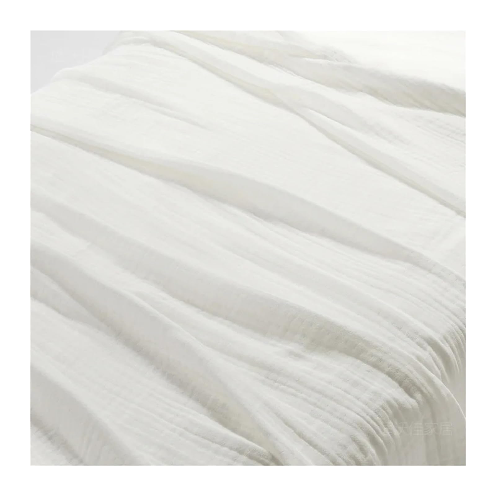 HKSDKABOP Muslin Cotton Gauze Throw Blanket Multicolor Multiple Sizes(White,200x230cm)