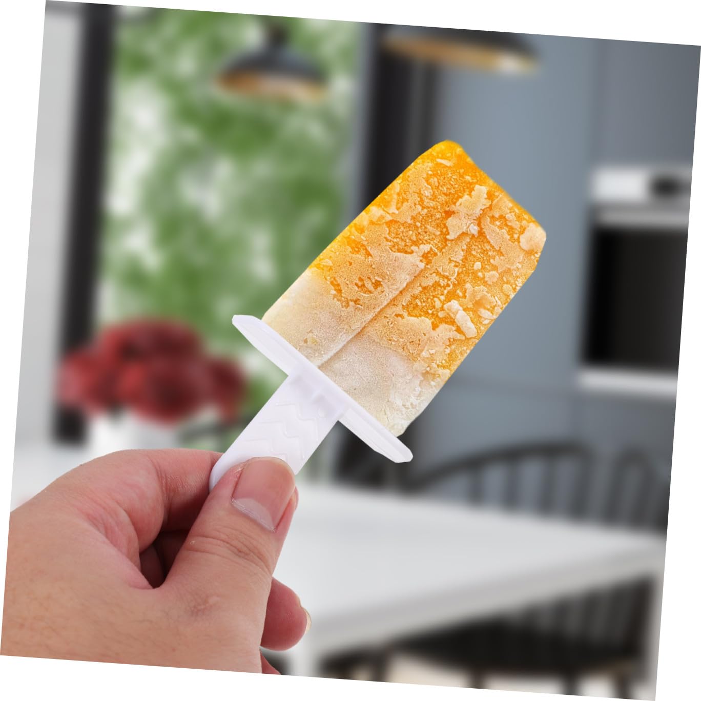 COLLBATH Moules à Glaçons en Silicone, 12 Cavités, Moule Soi-même pour Fruits et Pâte, pour L’été, 1 Set