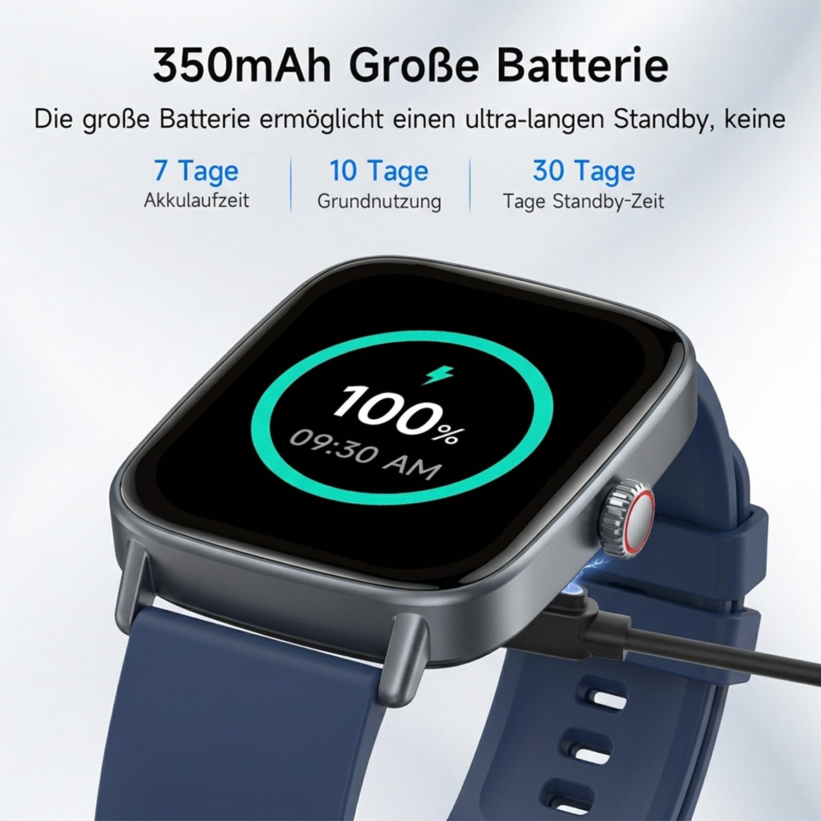 Montre Connectée Homme Femme,1.85" Smartwatch Femme avec Appel Bluetooth,Montre Intelligente pour iOS/Samsung/Android,120+ Modes Sport/Fréquence Cardiaque/Sommeil/SpO2,étanche IP68 Fitness Podomètre