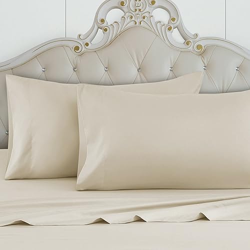 Miniatura 5 de HOMEIDEAS - Juego de sábanas de 4 piezas, 100 % de microfibra cepillada, de la colección 1800, con buena profundidad, hipoalergénicas, resistentes a