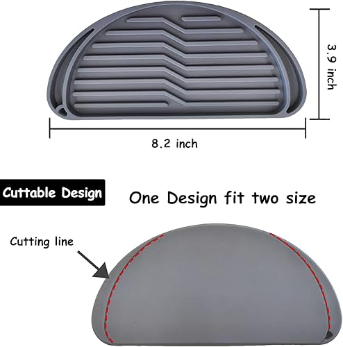 Miniatura 2 de Bandeja colectora de goteo para refrigerador, bandeja dispensadora de agua de silicona reutilizable, bandeja dispensadora de agua para refrigerador,