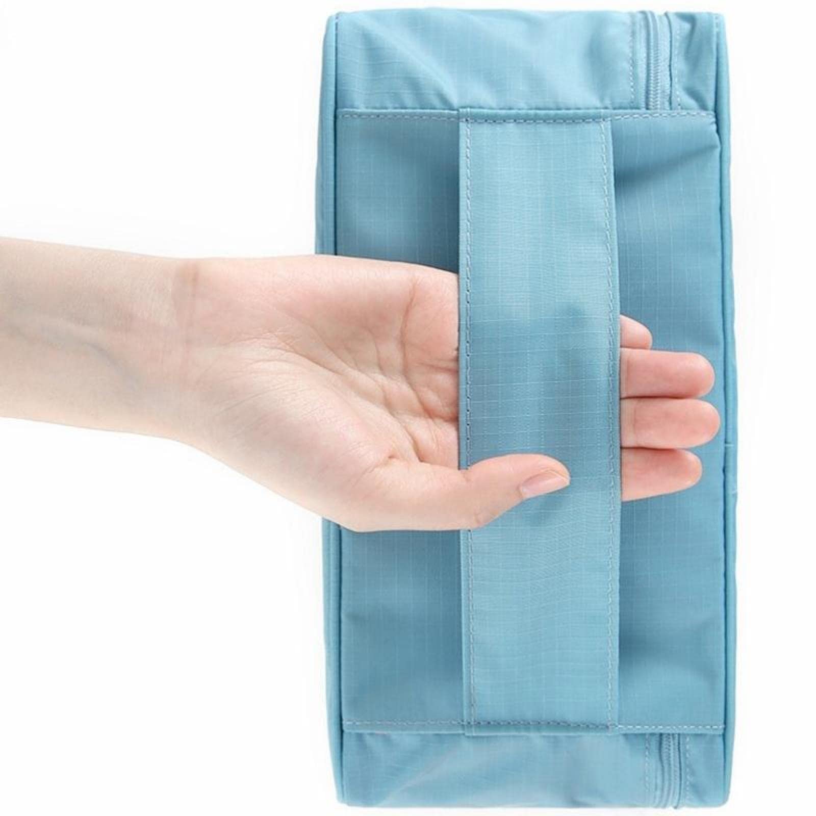 1 Pezzo Borse per Cosmetici Biancheria Intima Borsa per Reggiseno da Viaggio Organizzatore per valigie Organizzatore per Bagagli per Lingerie Borse Organizer per Trucco-Azzurro Piccolo A