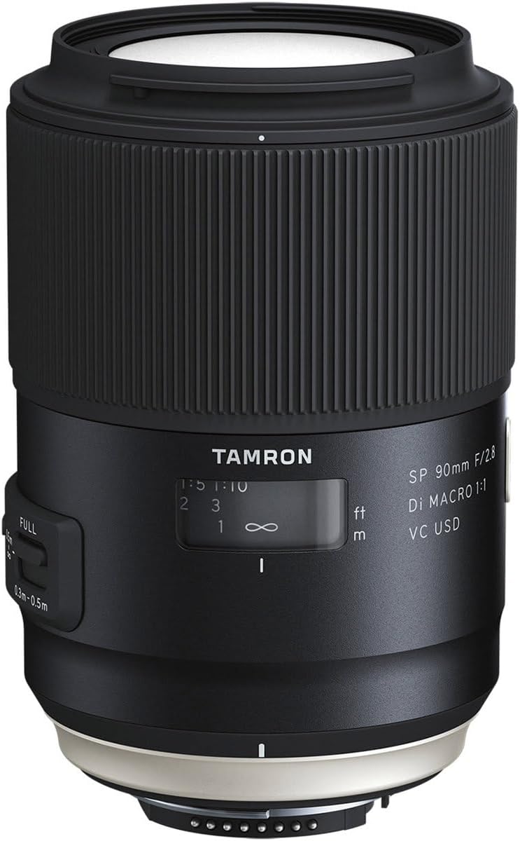 Tamron AFF017N700 SP 90mm F/2.8 Di VC USD 1:1 Macro para cámaras Nikon (Negro)