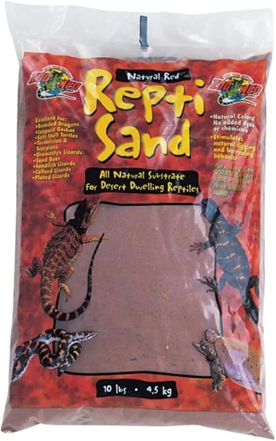 Zoo Med ReptiSand, Natural Red, 10 Pounds