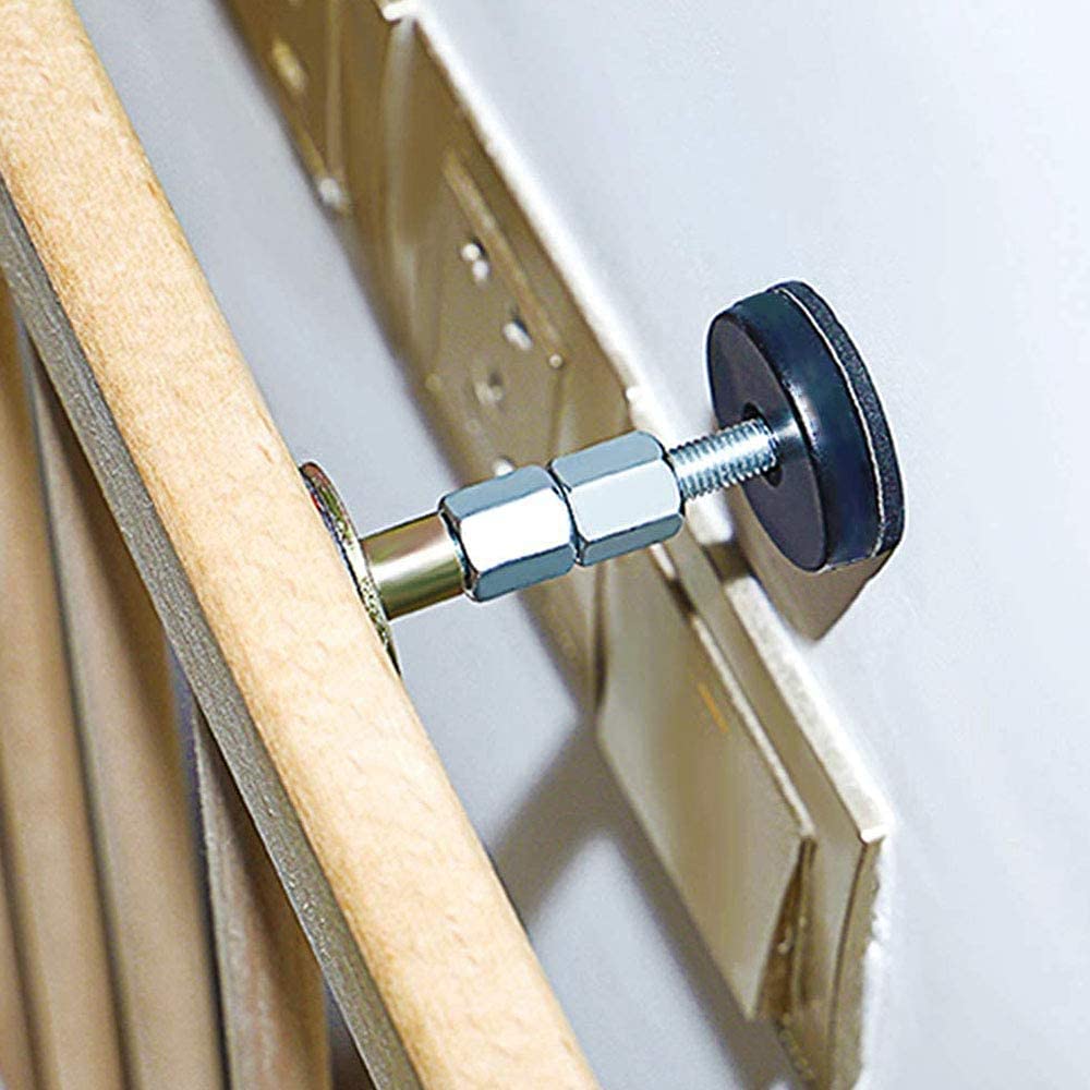 4 Supporti Anti-Scrollio Per Testiera Letto - Regolabili 33-110 Mm, Con Nastro Adesivo