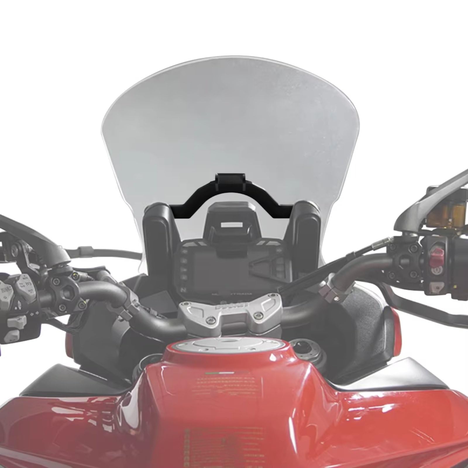 Moto Support Téléphone Compatible avec Ducati pour Multistrada 1200 Pikes Peak 2016-2017 Support De Téléphone Support De Navigation GPS pour Moto