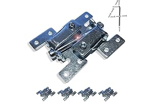 4-Pack Countertop Joint Fasteners with Double Action Mechanism