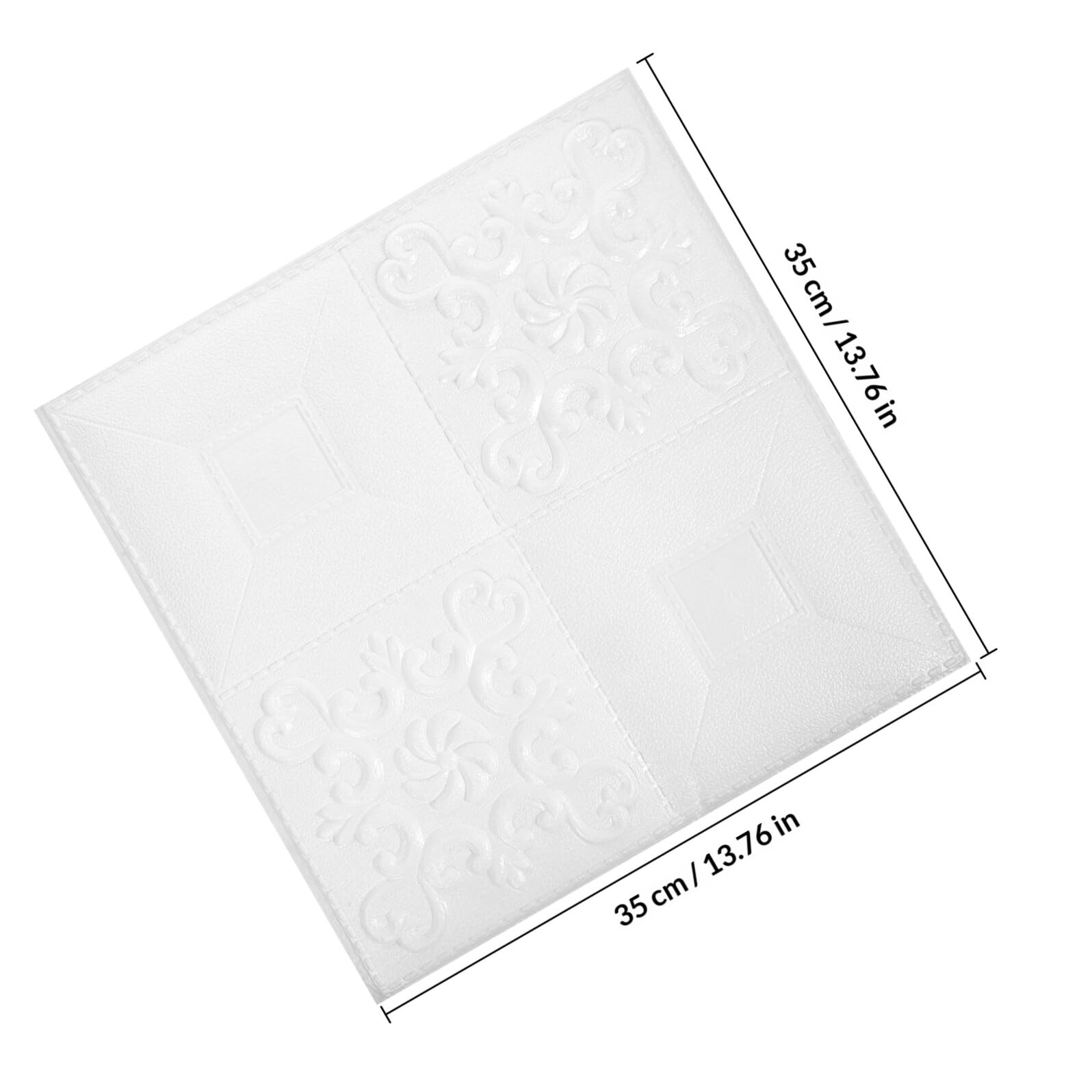 Gatuida Pannelli Decorativi Autoadesivi in Forma di Mattoni 3d 20 Pezzi in Schiuma Xpe Bianca per Pareti Interne Facili da Pulire Adatti a Soggiorno e Cucina
