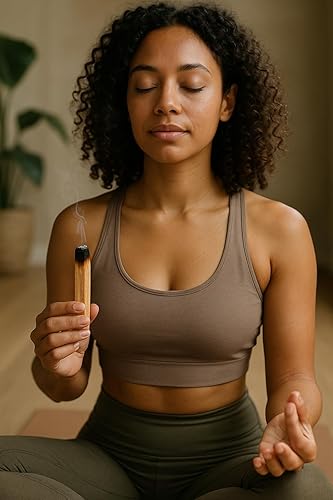 Miniatura 2 de Varillas de incienso de madera sagrada Palo Santo de Perú, para purificar, limpiar, meditar. 100% natural y sostenible, cosechado silvestre, paquete