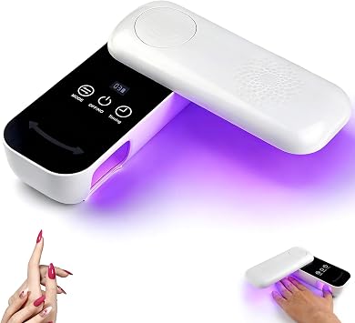 UV LED Nail Lamp, UV Nail Lamp, Professional Nail Dryer Gel Polish Light with LCD Touch Screen 4 Timer 4 Lighting, UV lamps for Gel Nails, Nail Light Dryer for Beginners Home Salon, Best Gift