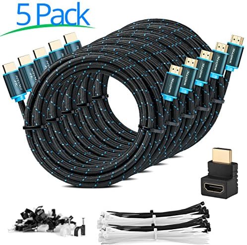 Maximm HDMI 4K Cable Premium High Speed 2.0b 4K Extension Cable 12ft