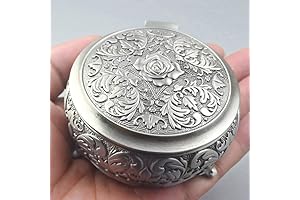 Round Emboss Anastasia Music Box Necklace