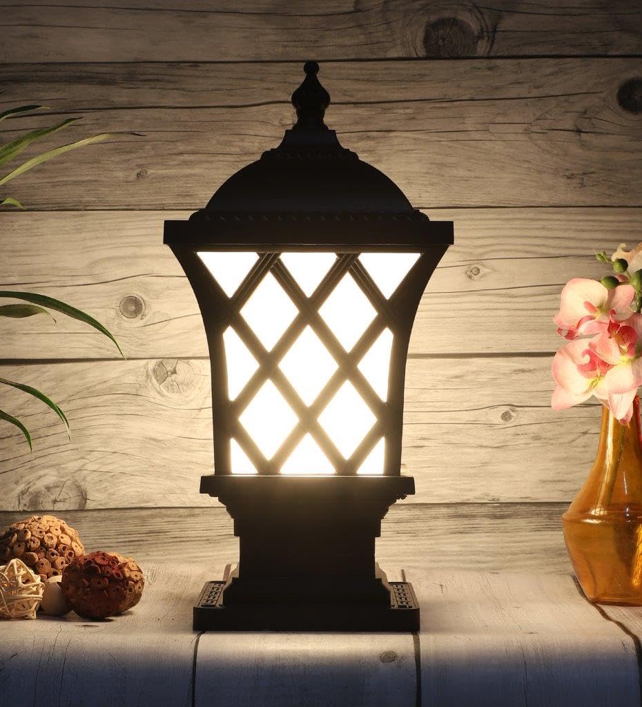 ELIANTE by Jainsons Lights | Copper Brown Aluminium Outdoor Gate Light - EXPREES- Coffee | Brown Aluminium Gate Light | for Living Room, Bedroom, Hallway | E27 Holder | 3 Year Warranty-image-31