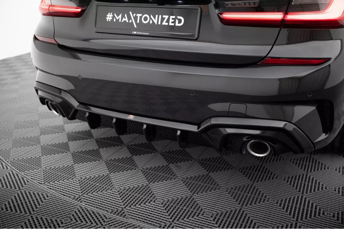 Maxton Design Heckdiffusor für BMW 3er M-Paket G20 / G21 Hochglanz schwarz