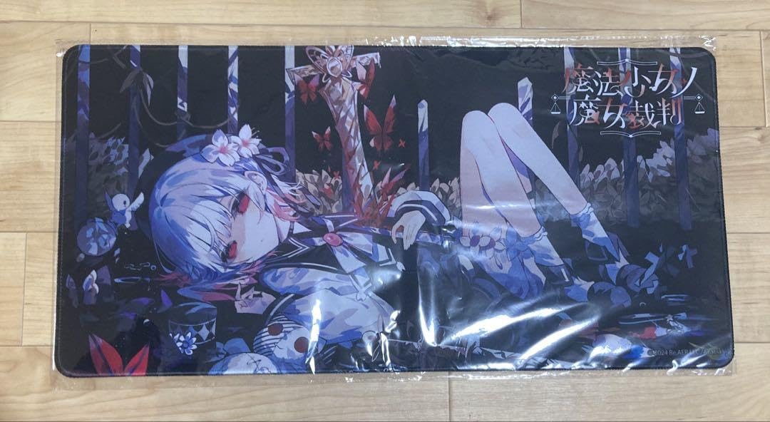 魔法少女ノ魔女裁判　まのさば　桜羽エマ　マウスパッド 魔法少女ノ魔女裁判 タワーレコード 桜羽エマ マウスパッド 魔法