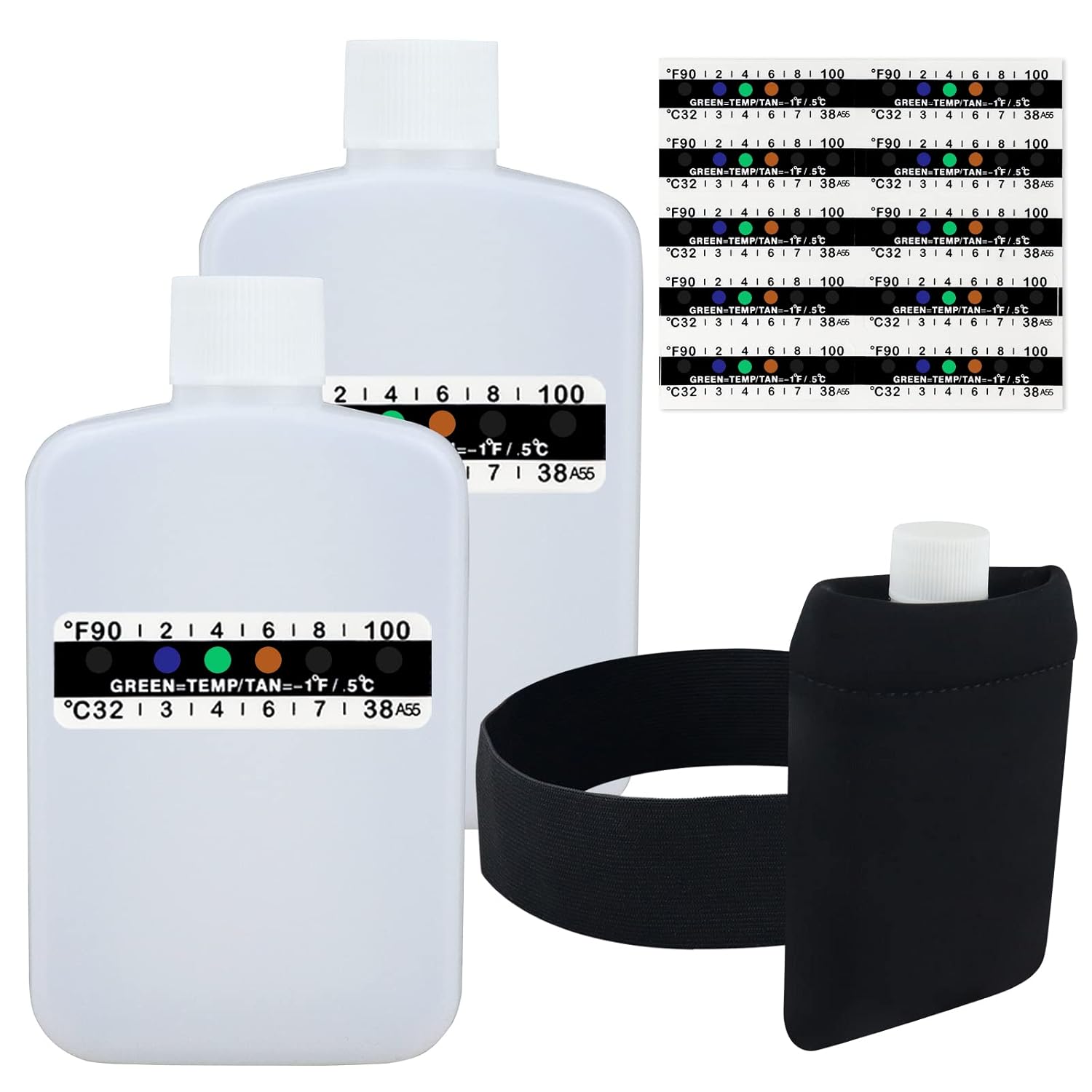 14 Pcs Urine Test Complete Kit includes 2 Translucent