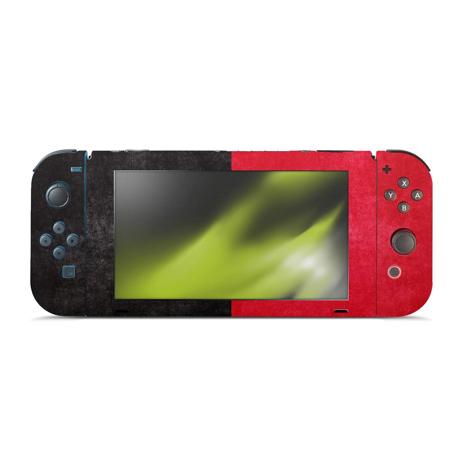 Head Case Designs Officially Licensed NHL Half Distressed Calgary Flames Vinyl Sticker Gaming Skin Decal Cover Compatible With Nintendo Switch Console & Dock & Joy-Con Controller Bundle