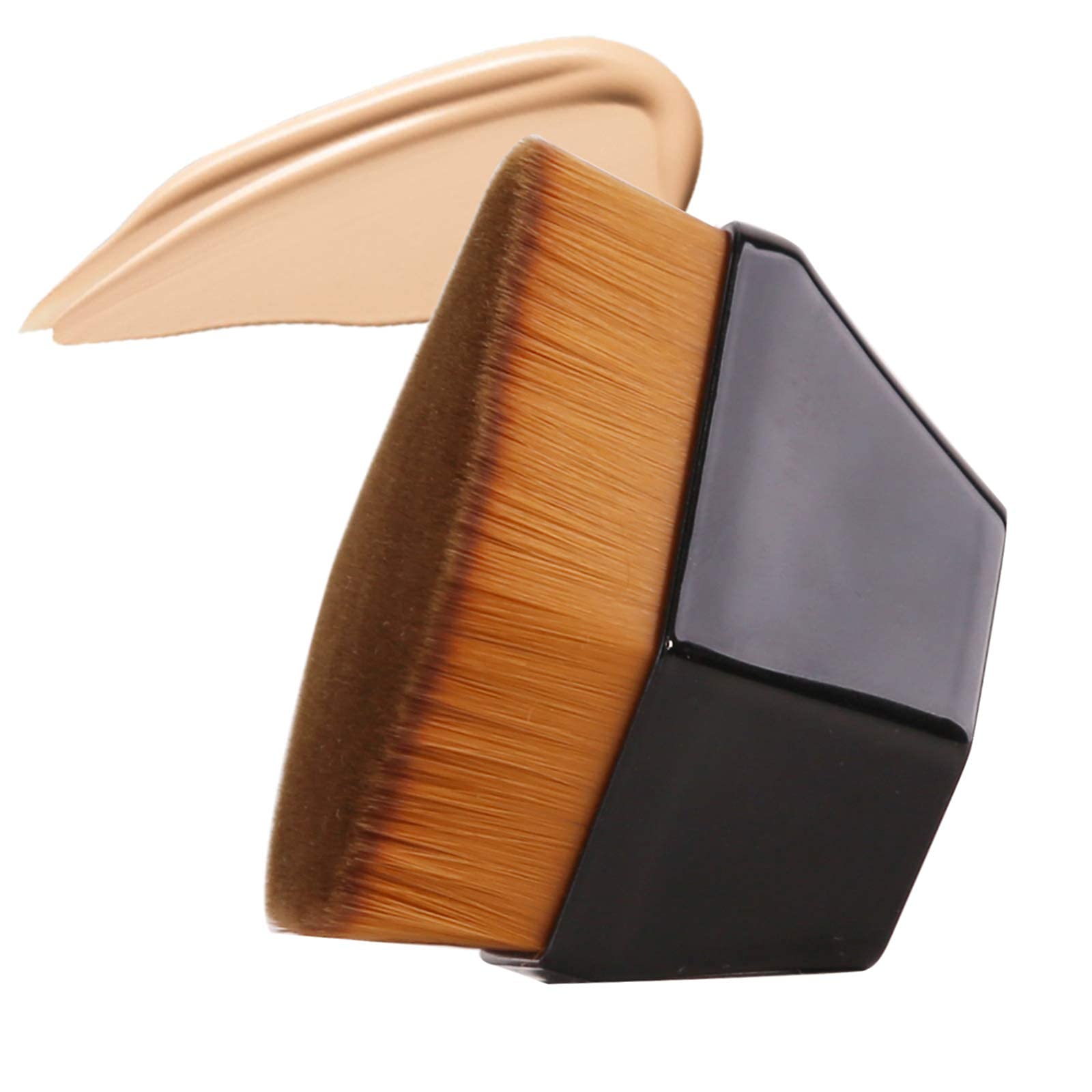 Foundation Brush, Iron Type Makeup Brush for Face Blush Liquid Powder Foundation Brush for Blending Liquid, Cream or Flawless Powder Cosmetics with Protective Case-image-23