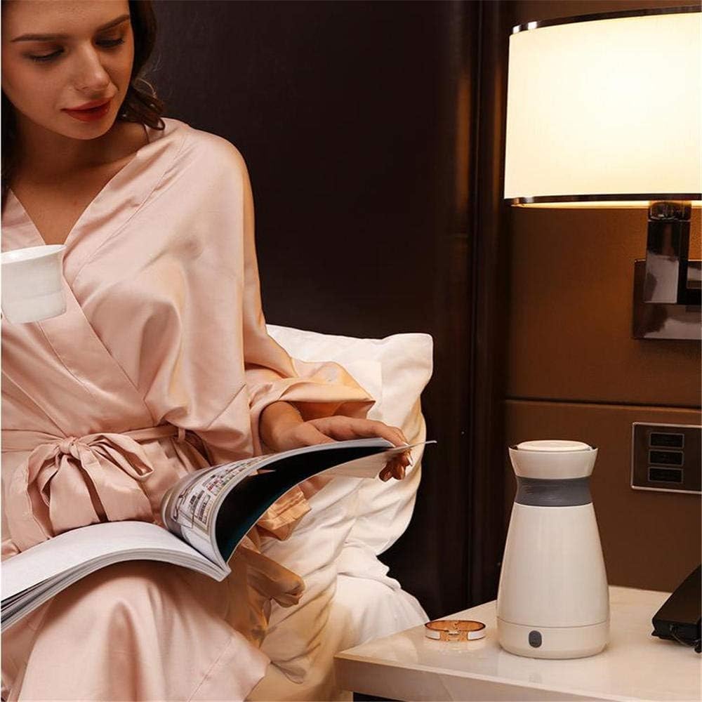 Hervidor eléctrico, hervidor de agua, botella de agua portátil de viaje, botella de agua aislante, mini hervidor eléctrico para el hogar, blanco presente