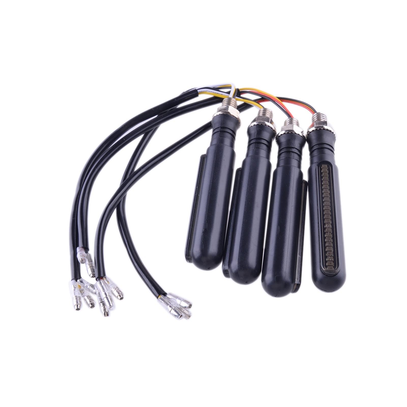 Clignotant moto 12V séquentiel coulant LED multifonction avec feu stop