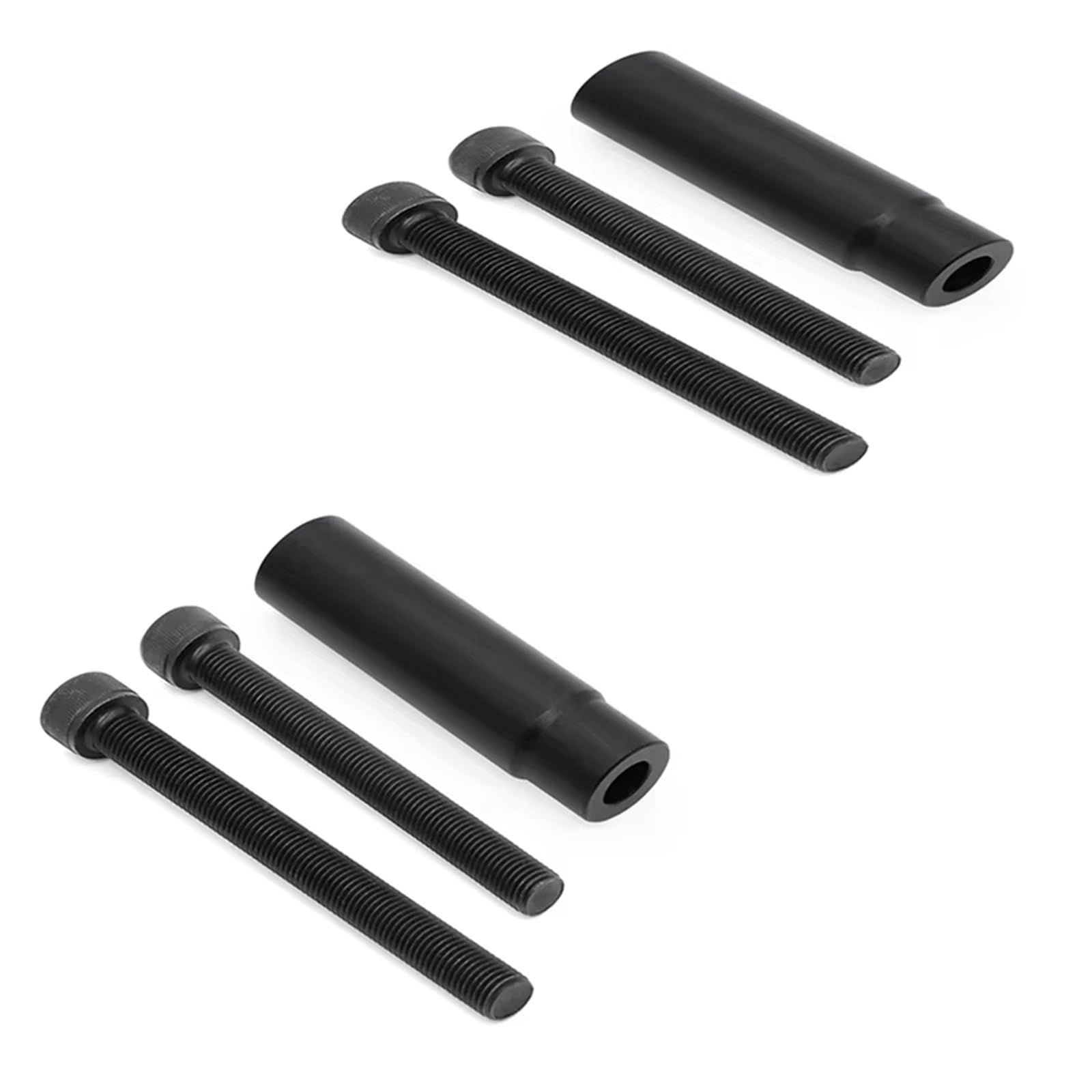for Kawasaki for Z1000SX for 1400GTR for Ninja for 650 for 1000 for H2SX GPS Navigation Handlebar Bracket Extension Phone Expansion Crossbar(Black 2 Set)