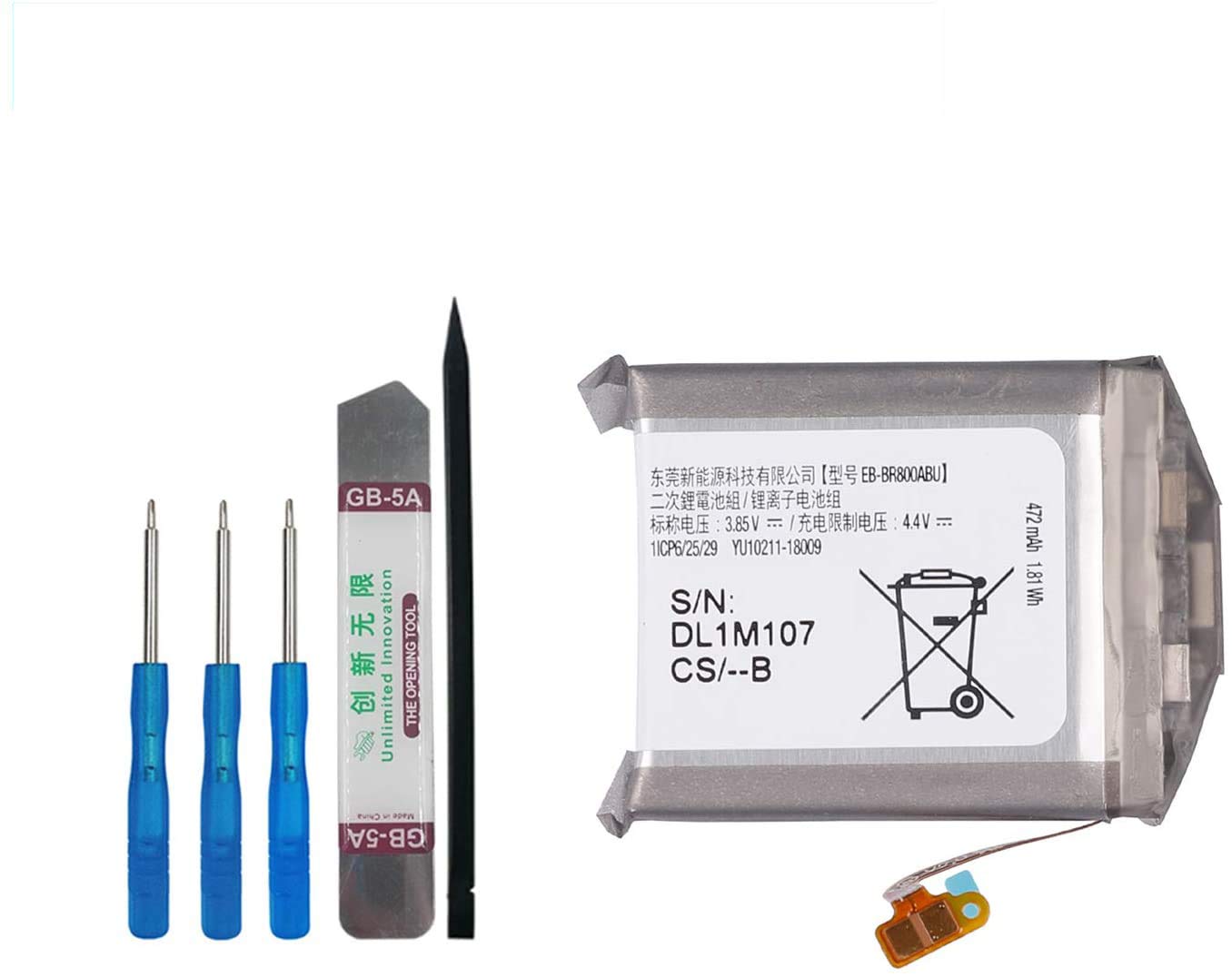 EYIIVIIL EBBR800ABU Replacement Battery Compatible with Samsung