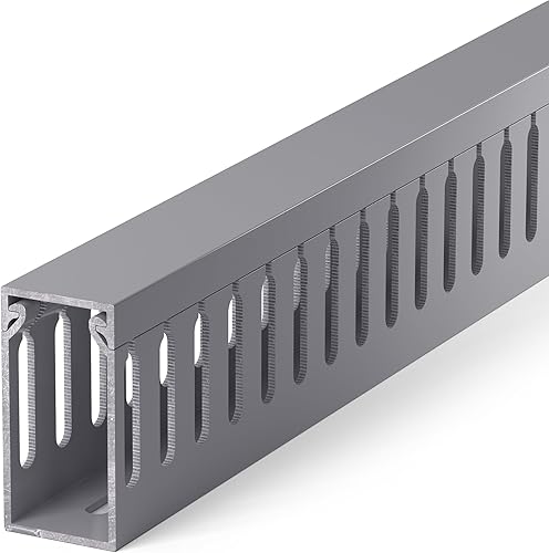 Miniatura 18 de Kit profesional de gestión de cables para rack de servidor de 63 pulgadas (4 x 15.7 pulgadas), kit de canal de cable de 1.4 x 1.6 pulgadas, conducto