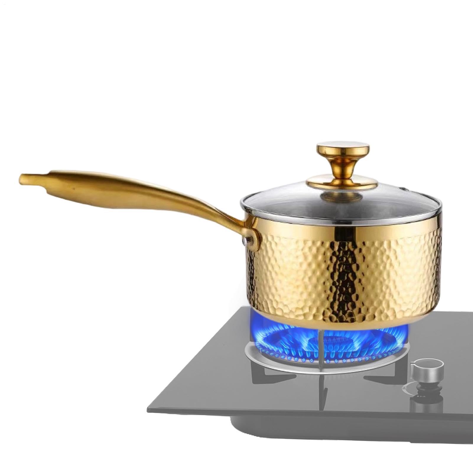 Casserole À Sauce Avec Couvercle Ustensile de Cuisine en Acier Inoxydable