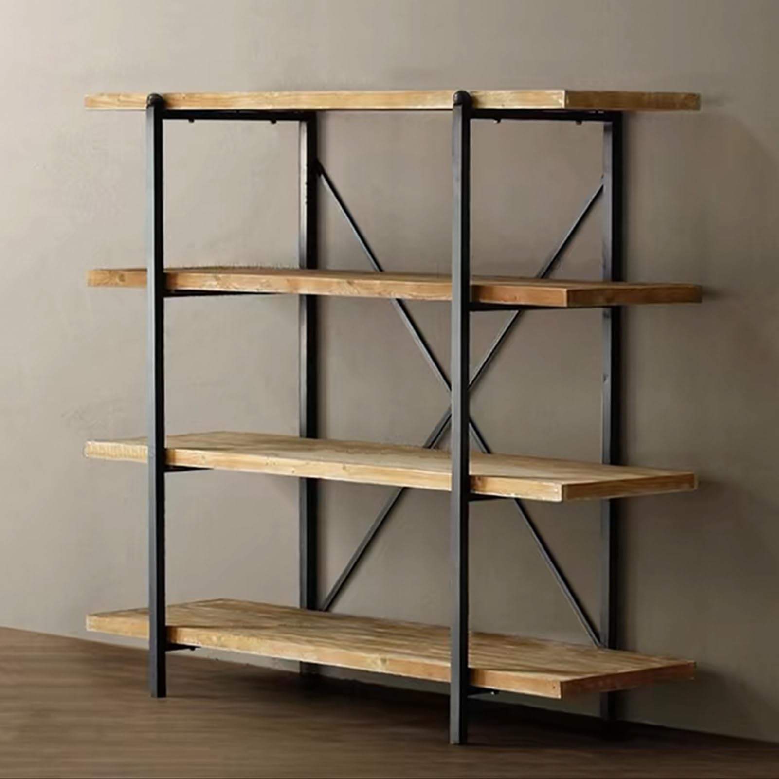 Stolik Konsolowy, Wejściowy Stolik 4-piętrowy, Stół Do Korytarza W Stylu Retro, Konsolowy Stolik, Drewniany Stół Ze Schowkiem, Stolik Konsolowy W Retro Stylu, Półka Do Przechowywania(L60cm/2
