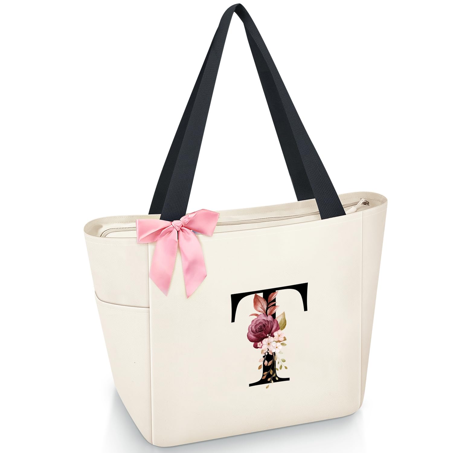 Vavabox Handtasche Damen A-Z Reißverschluss Schultertasche, Geschenke für Damen,Bräute und Brautjungfern,Arbeit,Reisen,Einkaufen,Schule