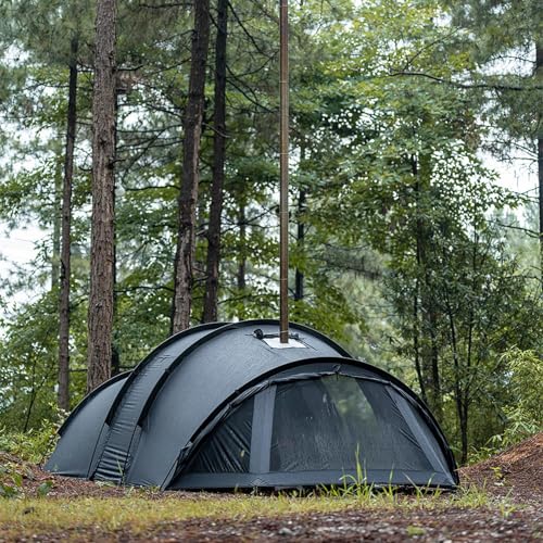Carpa túnel para camping Openvista 3 personas POMOLY miniatura 2