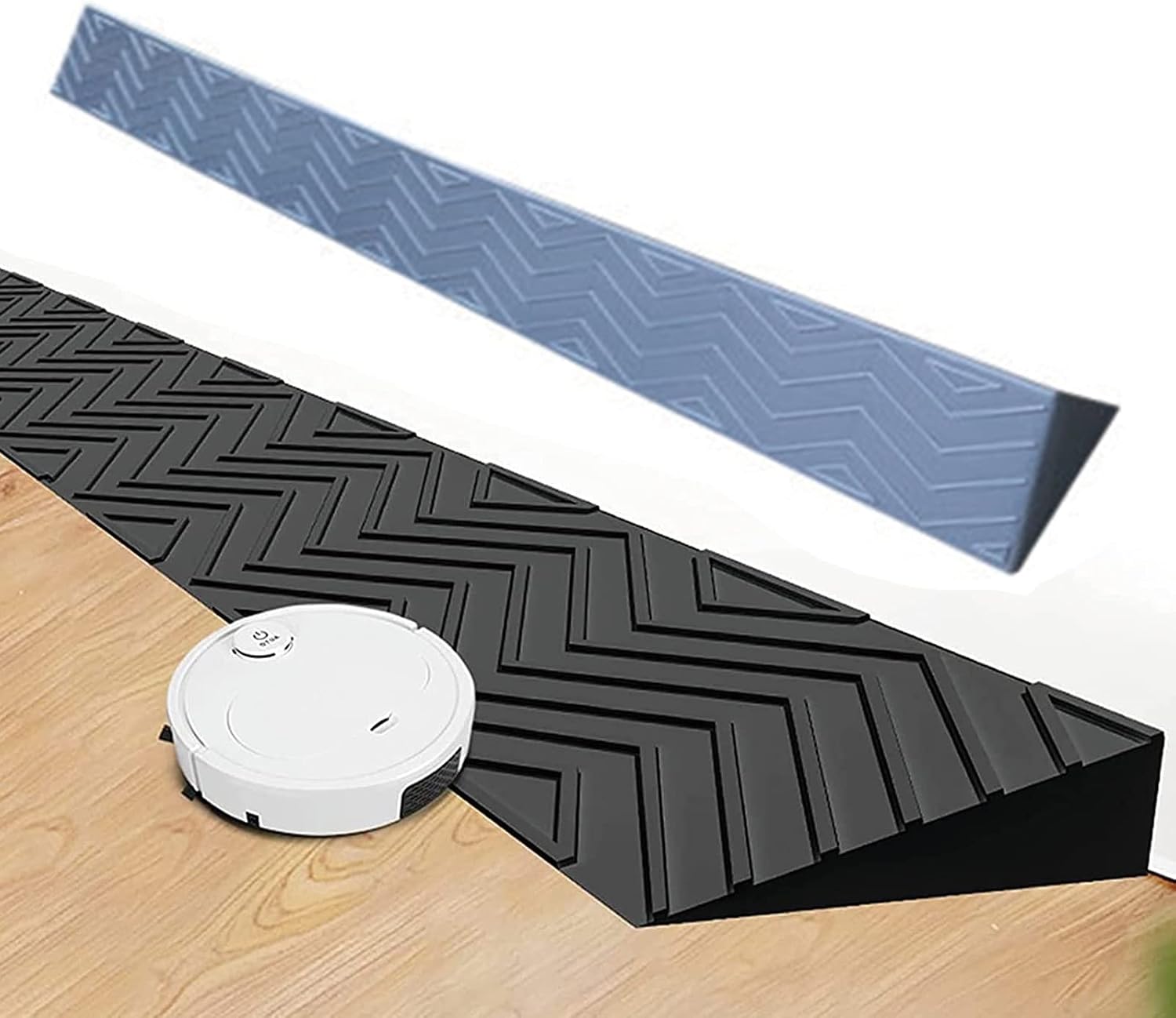 Indoor Curb Ramps, Threshold Door Step Ramp Portable Threshold Ramp 1 to 6.5 cm High Household Non-Slip Steps Ramps Doorway Lightweight Plastic Curb Ramps,Red,100x8x2.5cm
