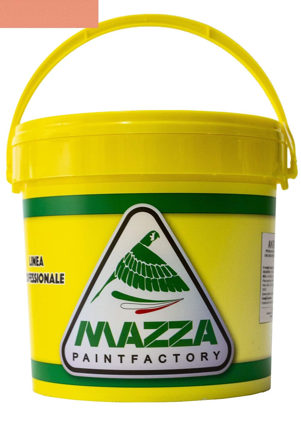 MAZZA Pittura per Interni Lavabile Acrilica Lt 14 Per Muri Interni Ed Esterni Bianca e Colorata Colorificio (Salmone2 Mz1165)