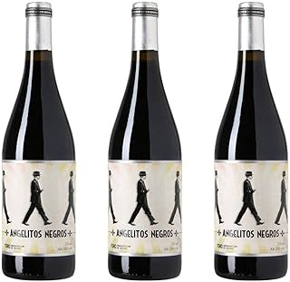 Angelitos Negros Vino Tinto - 3 botellas x 750ml - total: 2250 ml