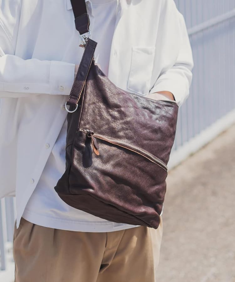 本革シワ加工シルバーバッグ Amazon | 【Butler Verner Sails バトラーバーナーセイルズ