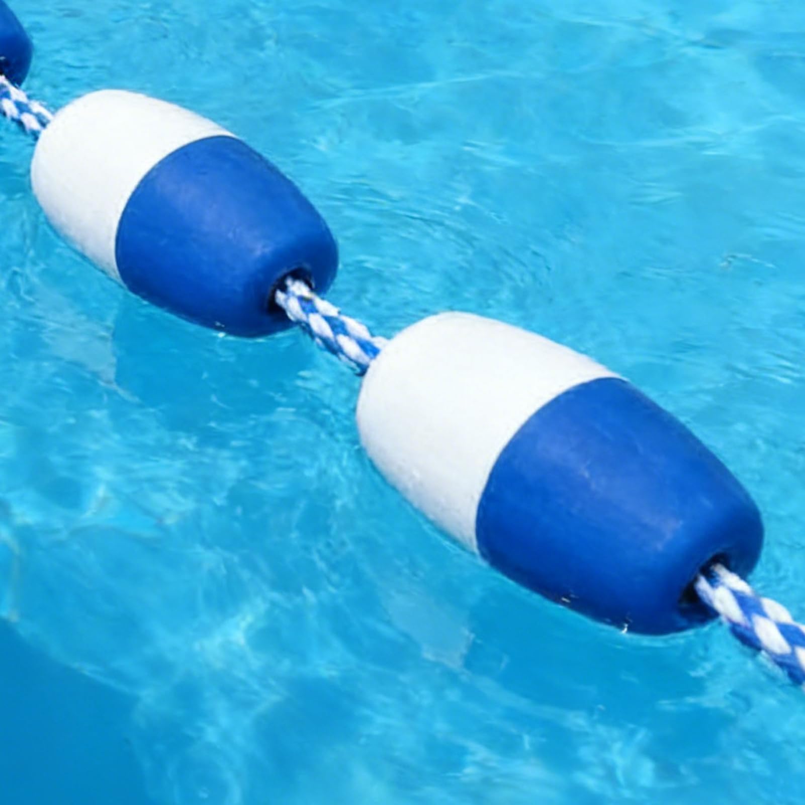 Corde de sécurité pour piscine, haute visibilité et résistante aux intempéries | Kit de corde et flotteur pour piscine, pour pratiques, compétitions, courses, sports nautiques et entraînement
