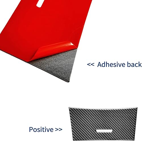 Miniatura 3 de Caja de almacenamiento de control central de fibra de carbono real, accesorios interiores, decoración compatible con Jeep Grand Cherokee 2021, 2020,