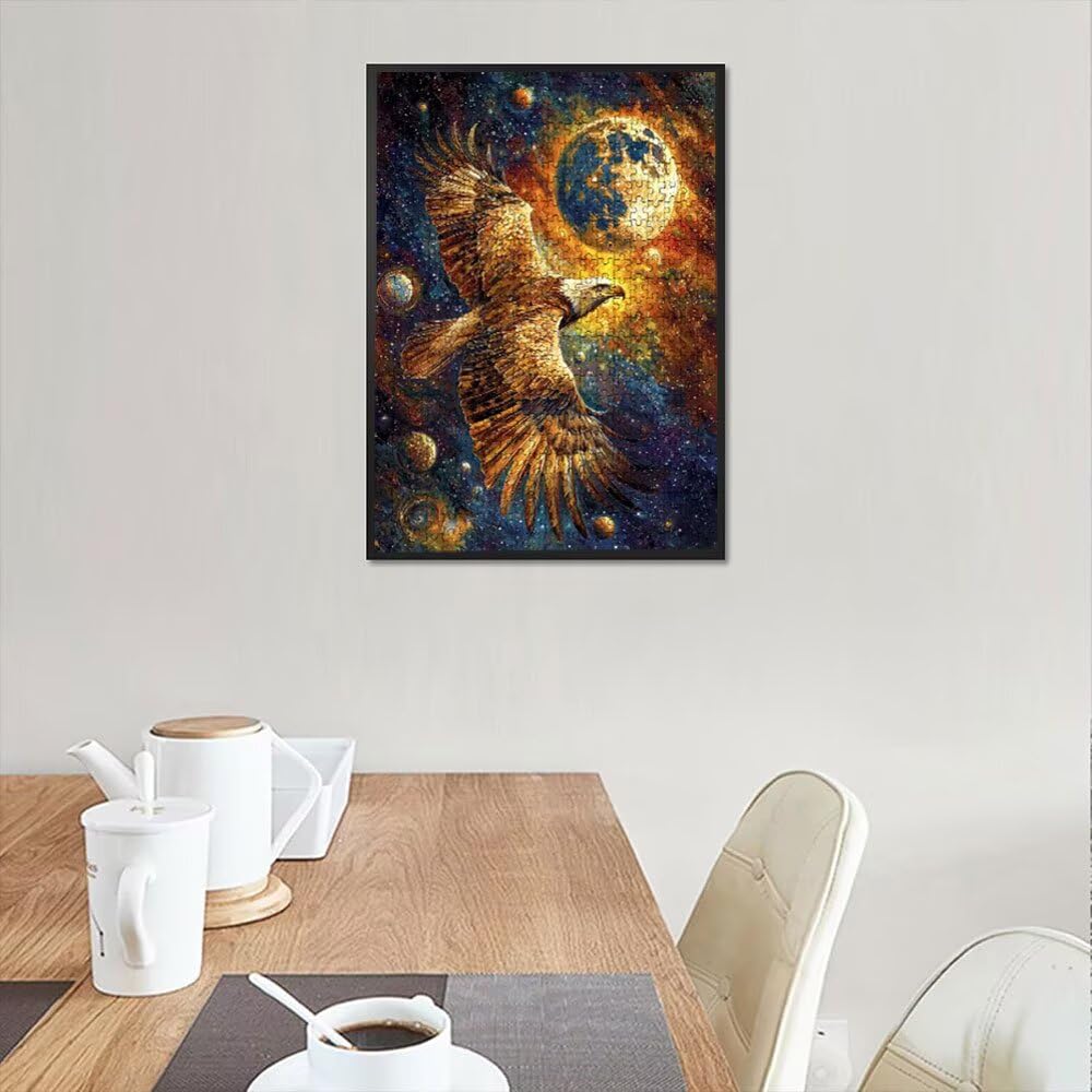 Puzzle 6000 Pezzi, L' Aquila Stellare 3D Puzzle per Adulti Impegnativo, Educa Puzzles Artistico, Divertente E Stimolante Puzzles Decorativo per La Famiglia, Regalo e Decorazione Pareti DX0YL6-945