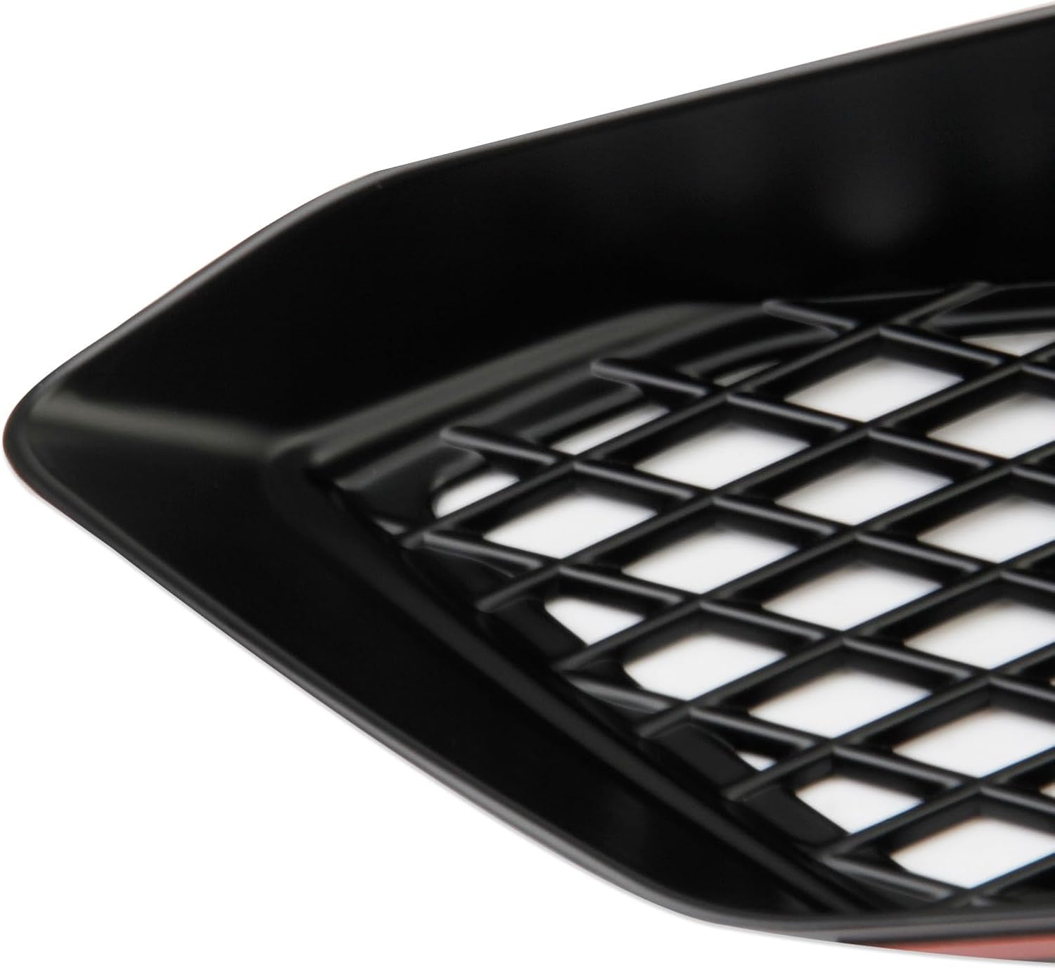 crosselec Front Mesh Grille Intake Insert Frame Cover Trims Accessories for Chevrolet Corvette C8 Stingray 2020-2026,Matte Black (type 1)