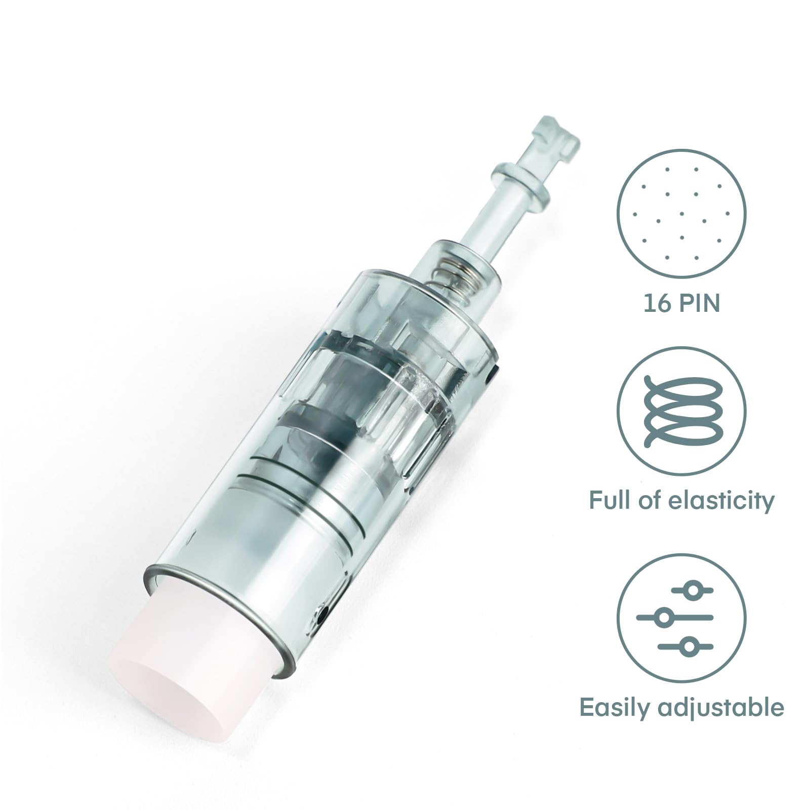Microneedling Cartridges 16 pin, 20pcs Replacement Dermapen Cartridges for Dr Pen Ultima M8 Auto Microneedle System - Image 2