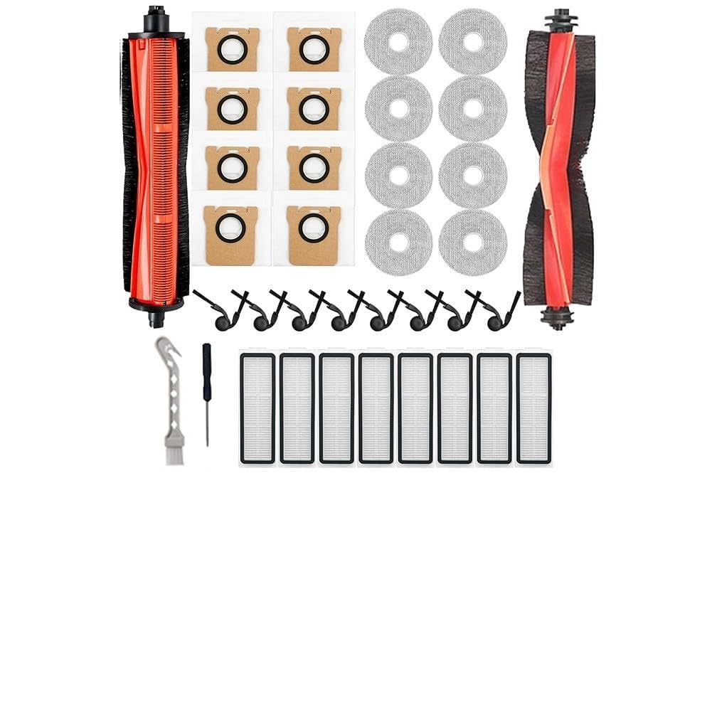 Kit de 5 piezas de repuesto para aspiradora Pro OV21GL, incluye cepillo principal, cepillos laterales, trapeadores, bolsas de polvo y filtros