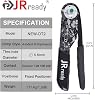 Wire Crimping Tools with Fixed positioner for Heavy Duty Wire Range 12-22 AWG & DTP, DT, DTM Series Contact 12#, 16#, 20# Large Wire Crimper (DT2)
